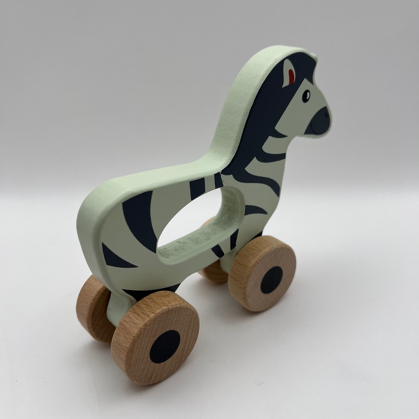 Zebra op wieltjes