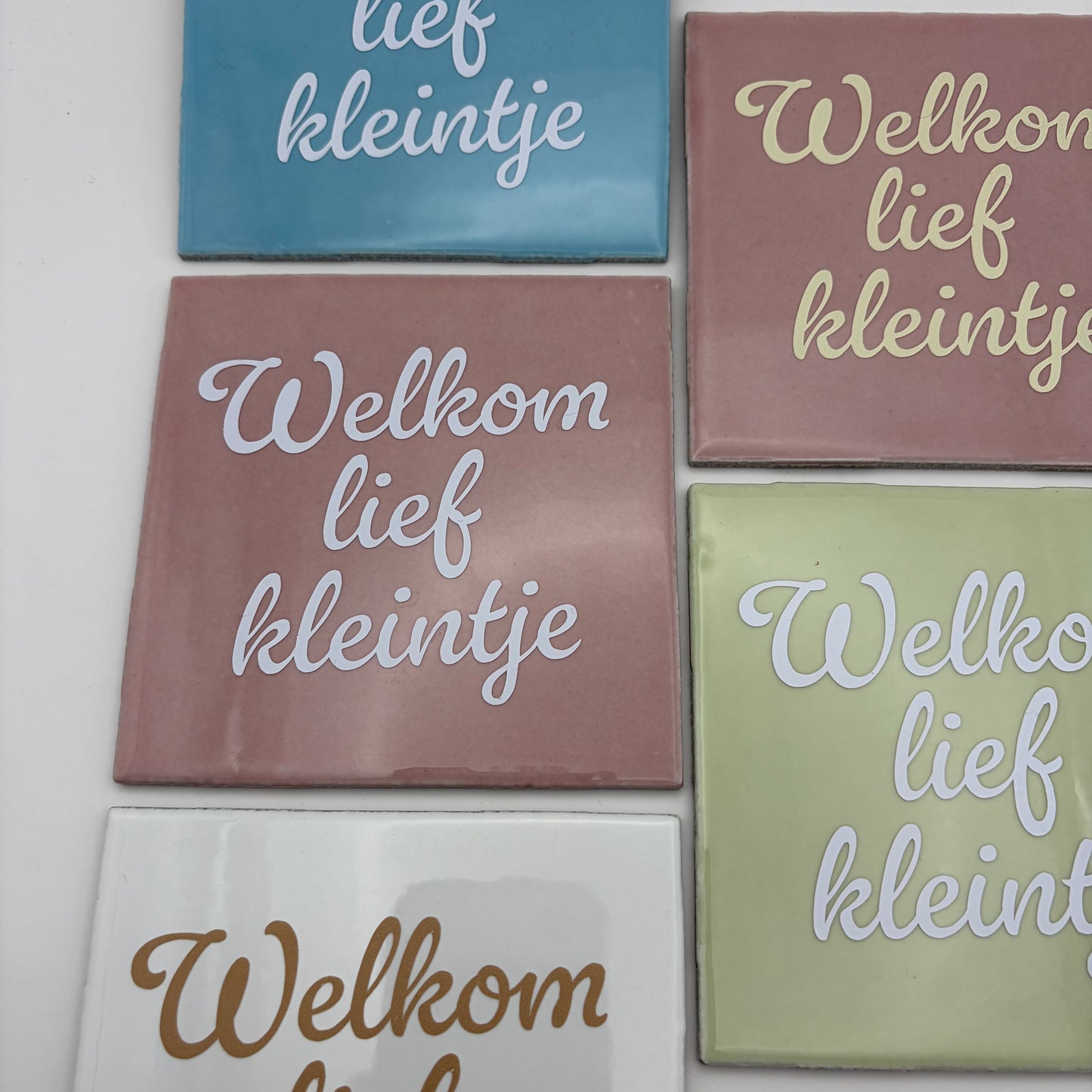 Tegeltje Welkom Lief Kleintje