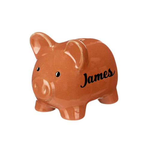 Spaarvarken met naam
