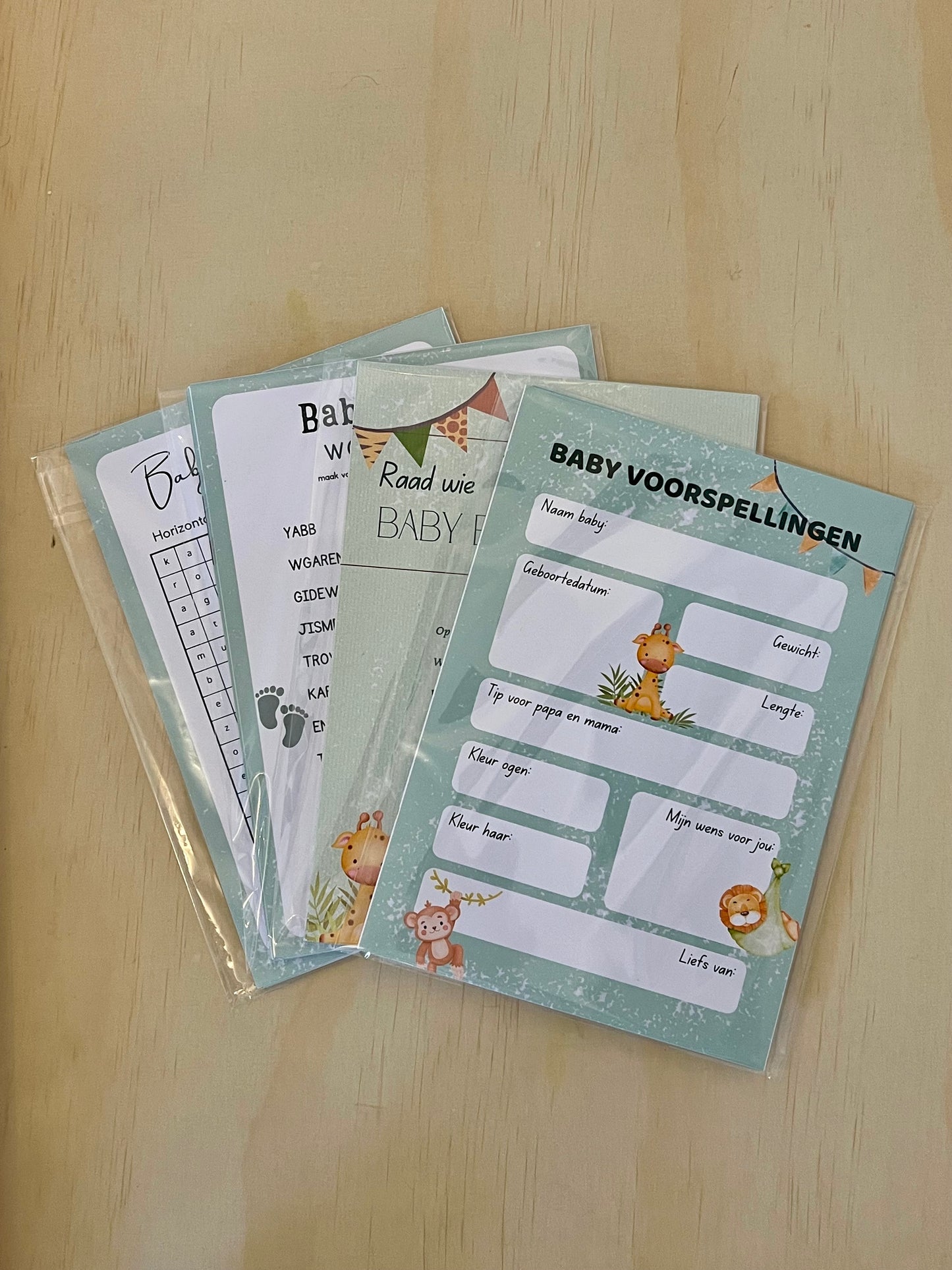 Babyshower Spel Bundel