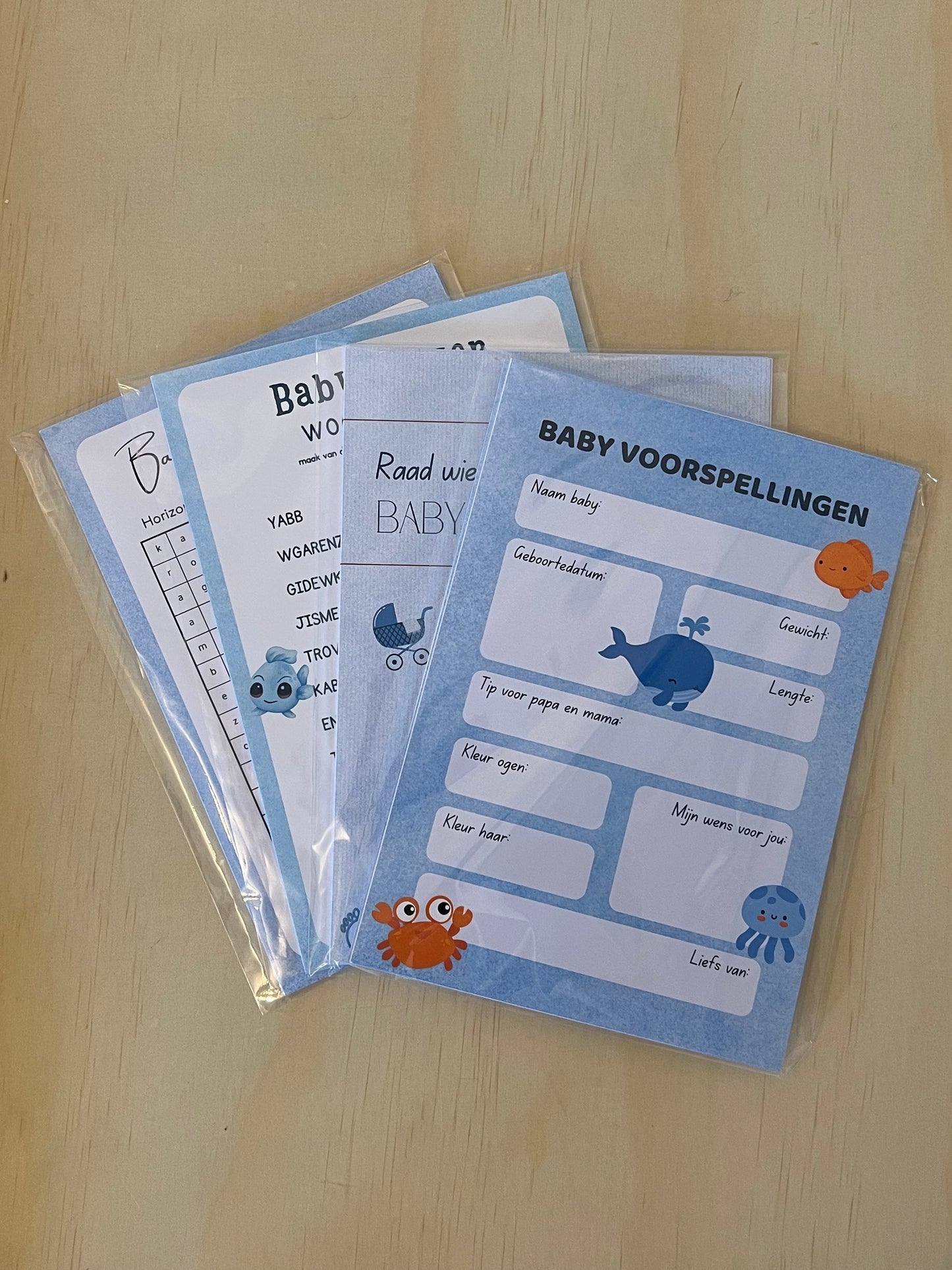 Babyshower Spel Bundel