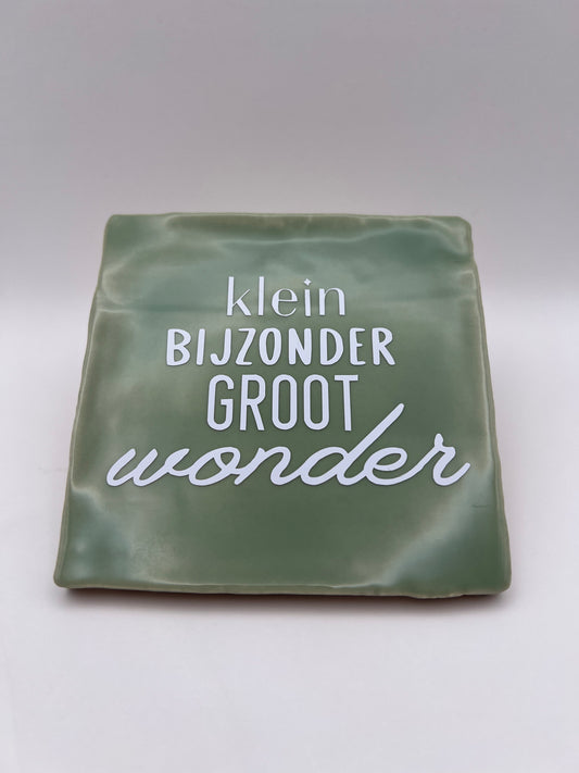 Tegeltje | Wonder