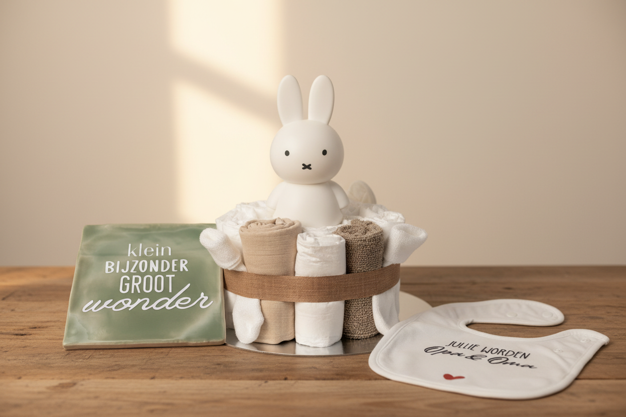 Banner met producten